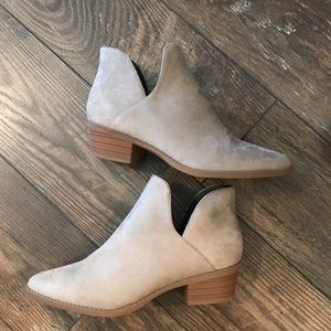 Soda suede booties